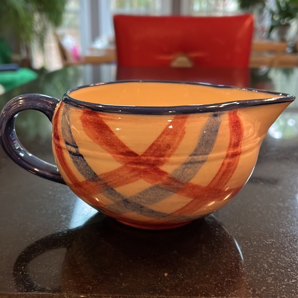 Vernonware "Calico Plaid" Creamer  - Excellent Vintage Condition - Picture 4 of 7